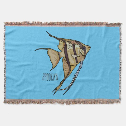 Angelfish Cartoon Illustration Decke (Vorderseite)