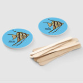 Angelfish Cartoon Illustration Fächer (Non-assembled)