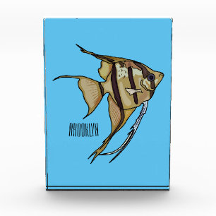 Angelfish Cartoon Illustration Fotoblock