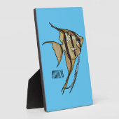 Angelfish Cartoon Illustration Fotoplatte (Seite)
