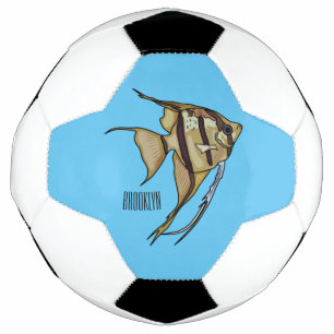 Angelfish Cartoon Illustration Fußball