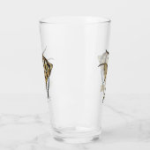 Angelfish Cartoon Illustration Glas (Links)