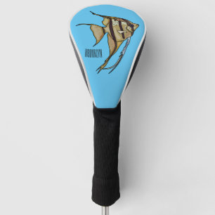 Angelfish Cartoon Illustration Golf Headcover