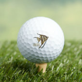 Angelfish Cartoon Illustration Golfball (Insitu T-Shirt)