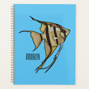 Angelfish Cartoon Illustration Planer