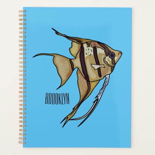 Angelfish Cartoon Illustration Planer (Vorderseite)