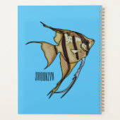Angelfish Cartoon Illustration Planer (Rückseite)