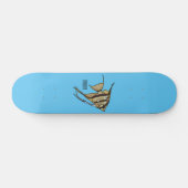 Angelfish Cartoon Illustration Skateboard (Horizontal)