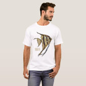 Angelfish Cartoon Illustration T-Shirt (Vorne ganz)