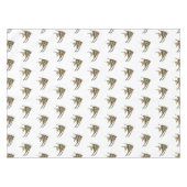 Angelfish Cartoon Illustration Tischdecke (Vorderseite (Horizontal))