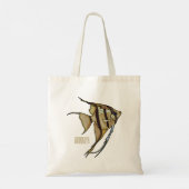 Angelfish Cartoon Illustration Tragetasche (Rückseite)