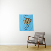 Angelfish Cartoon Illustration Wandteppich (Beispiel)