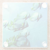 Angelfish Clear Blue Water Glasuntersetzer (Rückseite)