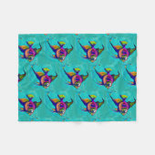 Angelfish Fleecedecke (Vorderseite (Horizontal))