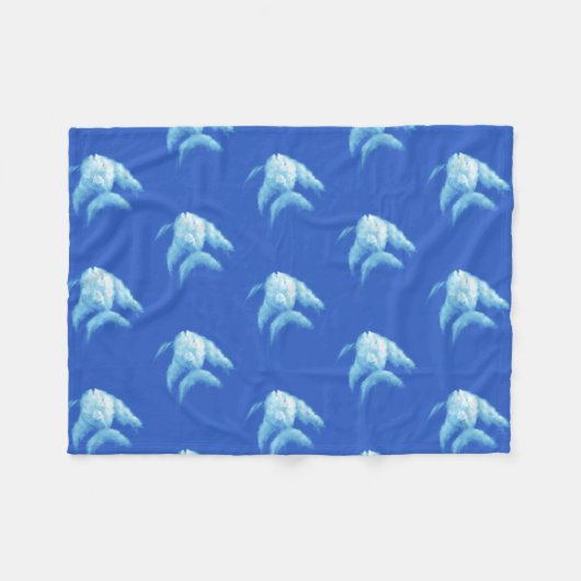 Angelfish Fleecedecke (Vorderseite (Horizontal))
