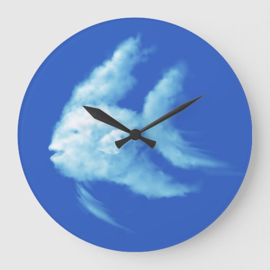 Angelfish Große Wanduhr (Vorderseite)