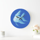 Angelfish Große Wanduhr (Zuhause)