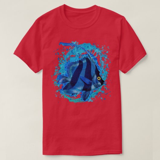 Angelfish Hochseefisch T-Shirt (Design vorne)