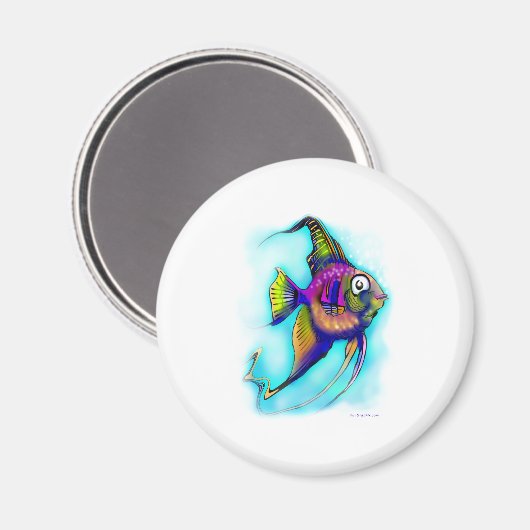 Angelfish Magnet (Vorderseite/Rückseite)