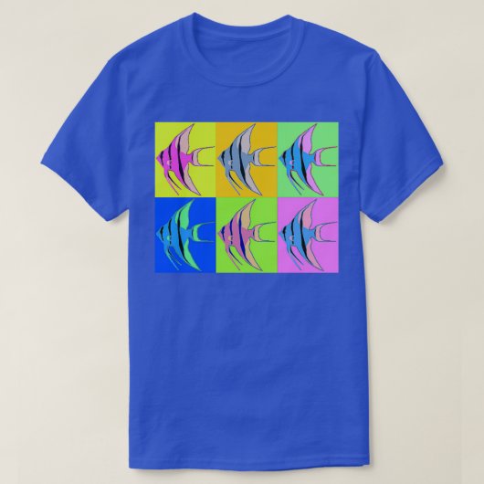 Angelfish Mod Art 1 T-Shirt (Design vorne)