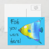 Angelfish Postkarte (Vorne/Hinten)