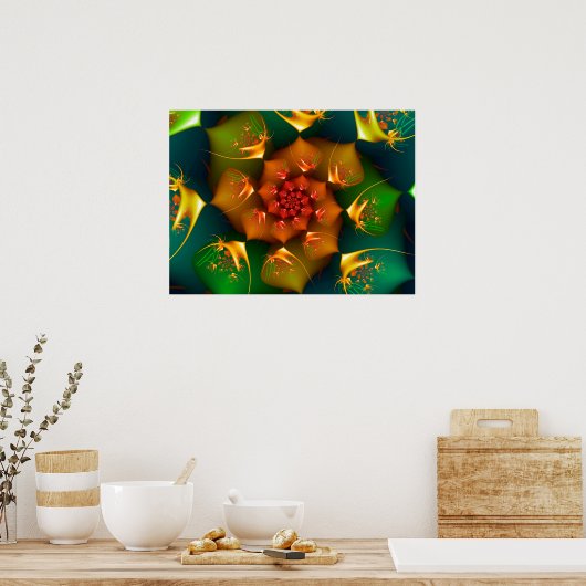 Angelfish Spiral Poster (Küche)