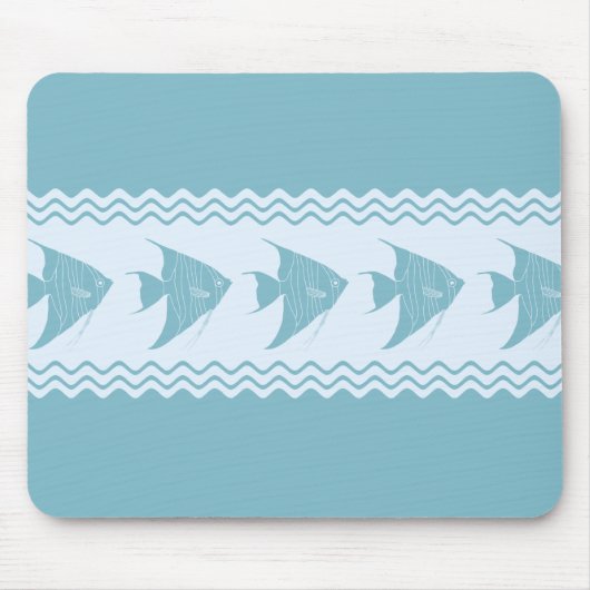 Angelfish Streifen Mousepad (Vorne)