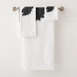 Angelflügel Badhandtuch Set