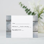 Angelfreunde Boote Altes Holz uAwg mit Umschlägen RSVP Karte (Stehend Vorderseite)