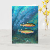 Angelfreunde Geburtstagskarte Karte (Gelbe Blume)