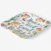 Angelfreunde Hochgeburtsmotive Aquarell Pappteller (Gewinkelt)