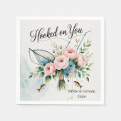 Angelfreunde können Hochzeit auf sich nehmen Serviette (Vorderseite)