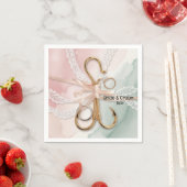 Angelfreunde können Hochzeit genießen Serviette (Beispiel)