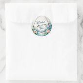 Angelfreunde Runder Aufkleber (Tasche)