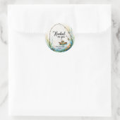 Angelfreunde Runder Aufkleber (Tasche)
