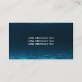 Angelführer Köderladen Unterwasser-Angelcharta Visitenkarte (Rückseite)