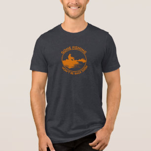 Angelgezogener Fischfang wird nicht bald wieder da Tri-Blend Shirt