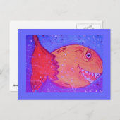 Angelgezüchtete Postkarte (Vorne/Hinten)