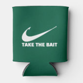 Angelhaken-Fischer-Core-Take the Bait-Green Dosenkühler (Vorderseite)