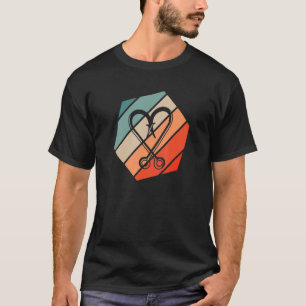 Angelhaken im Retro-Stil Vintage 1 T-Shirt