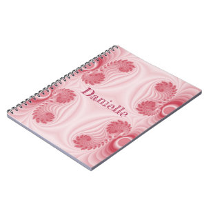 Angelheart Pink Fraktal Design Notizblock