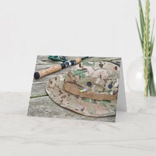 Angelhut und Pole Geburtstag Karte