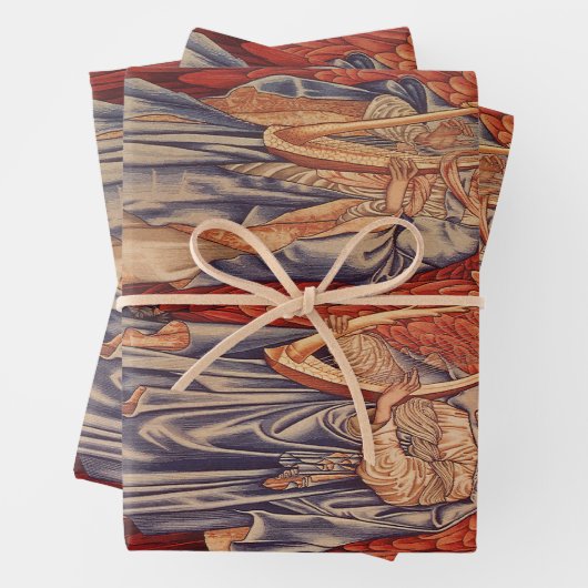 Angeli Laudantes von Sir Edward Coley Burne Jones Geschenkpapier Set (Beispiel)