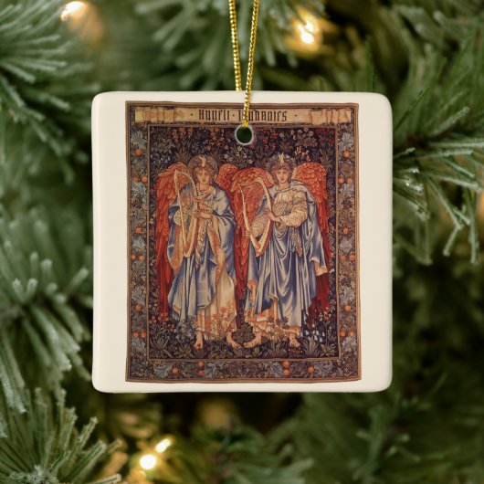 Angeli Laudantes von Sir Edward Coley Burne Jones Keramikornament (Baum)