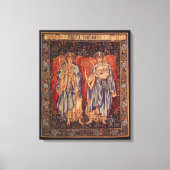 Angeli Laudantes von Sir Edward Coley Burne Jones Leinwanddruck (Vorderseite)