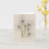 Angelia Blank Card bestickt Karte (Gelbe Blume)