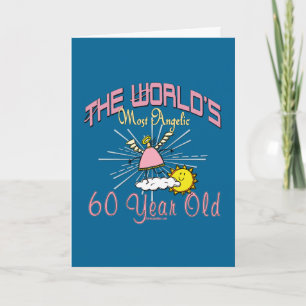 Angelic 60. Geburtstag Karte