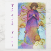 ANGELIC ANGELS DANK IHNEN WEIN WEINETIKETT (Einzelnes Label)