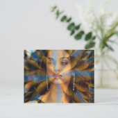 Angelic Aura Postkarte (Stehend Vorderseite)