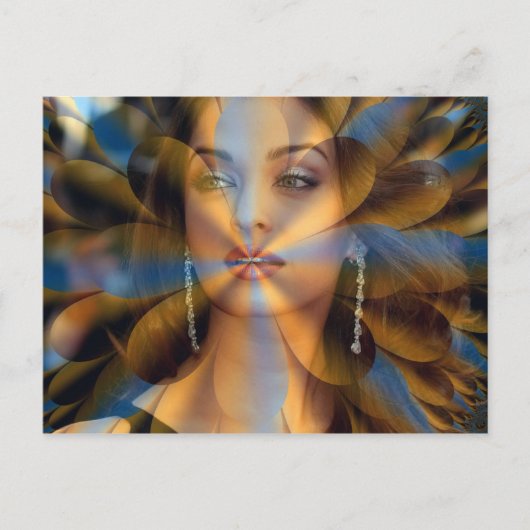 Angelic Aura Postkarte (Vorderseite)